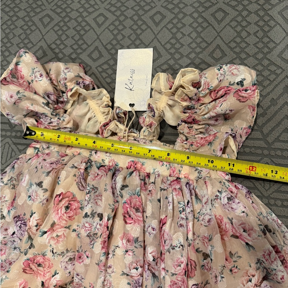 Floral Ruffle Dress - Picture 16 of 17